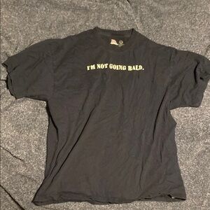 Black Graphic Men's “I’M NOT GOING BALD. I’M JUST GETTING MORE HEAD..” T-Shirt